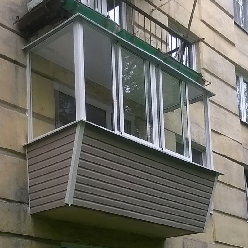 холодное алюминиевое остекление балконов и лоджий